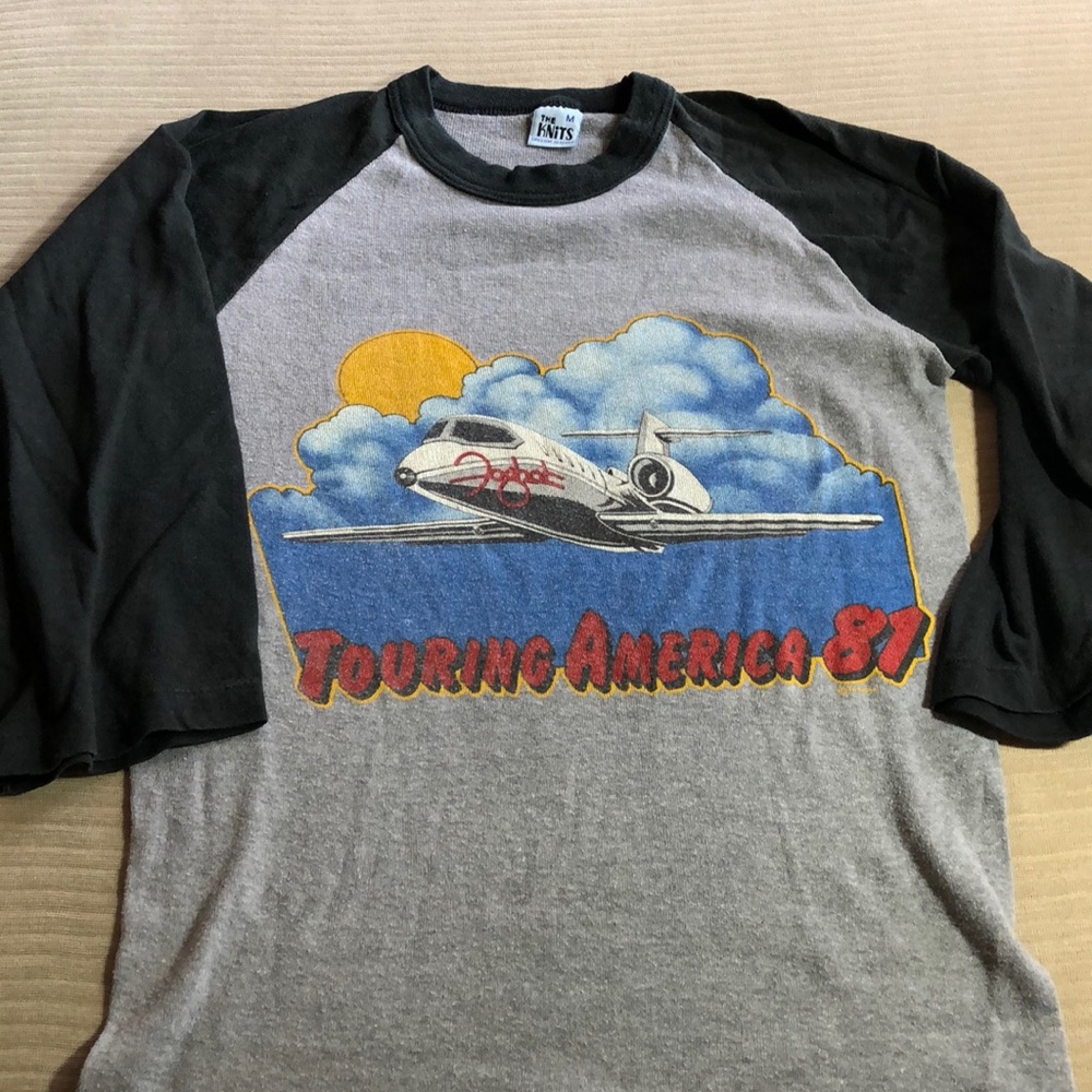 Vintage tour 1981 foghat jersey style shirt USA